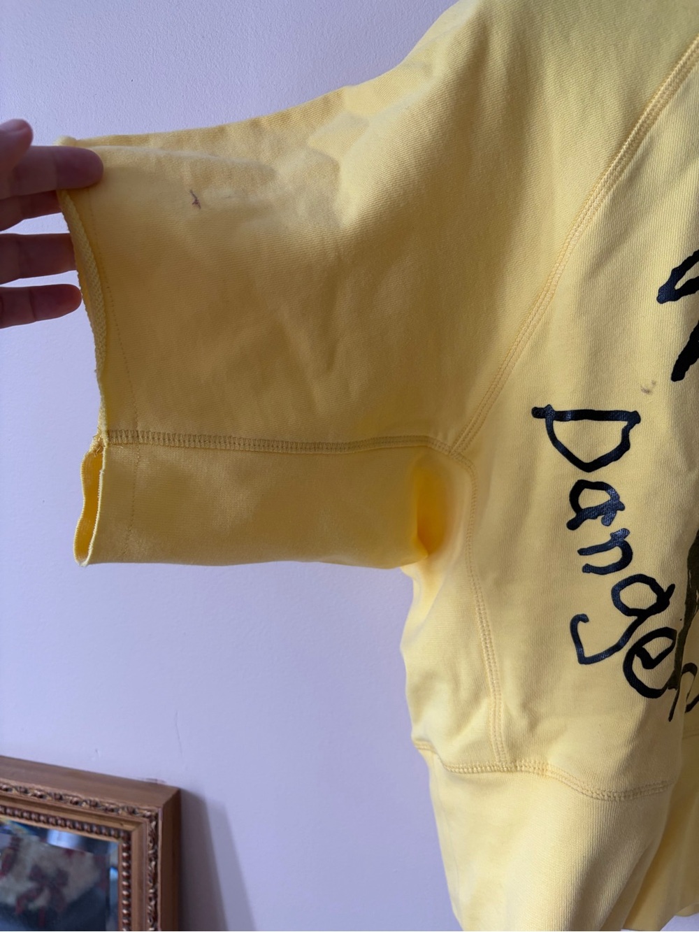 Vivienne Westwood Yellow Sweater with Navy Label - Picture 3 of 8